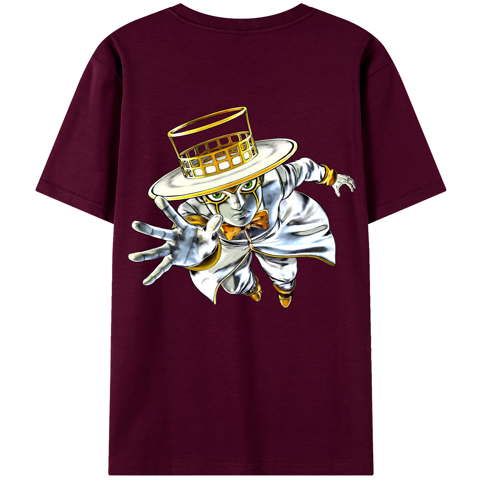 （画像用） ジョジョの奇妙な冒険 岸辺 露伴（きしべ ろはん） JoJo's Bizarre Adventure Rohan Kishibe レディース半袖Tシャツ(バックプリント)